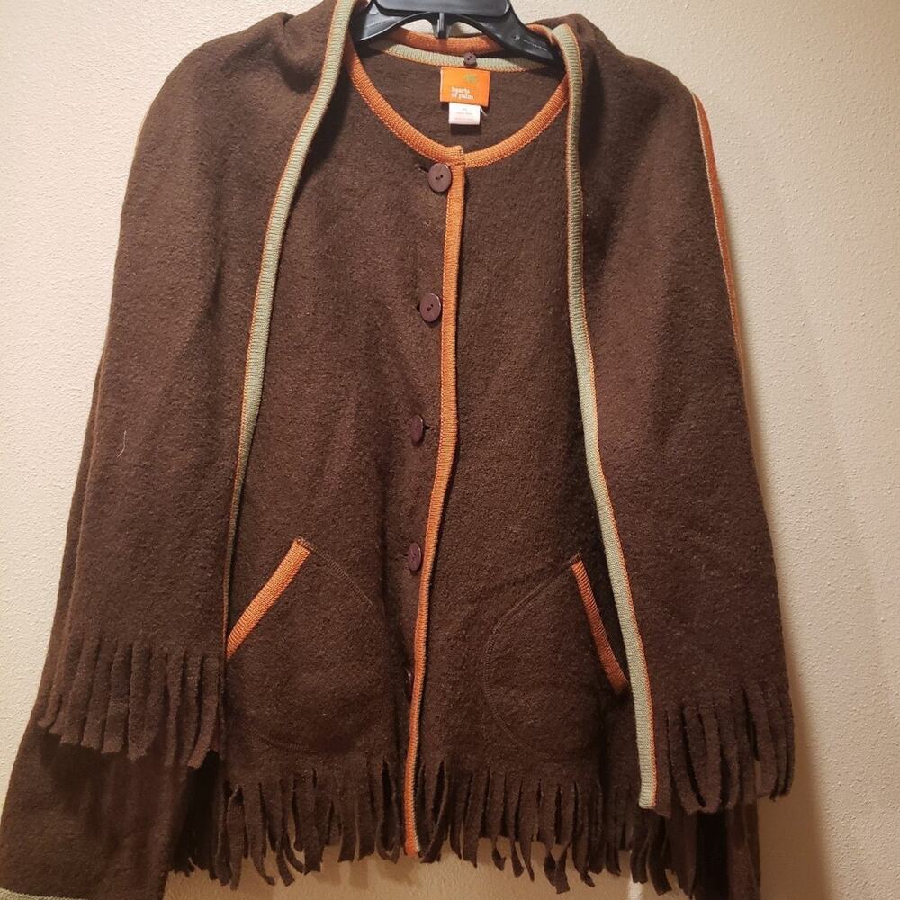 HEARTS OF PALM WOOL SWEATER XL